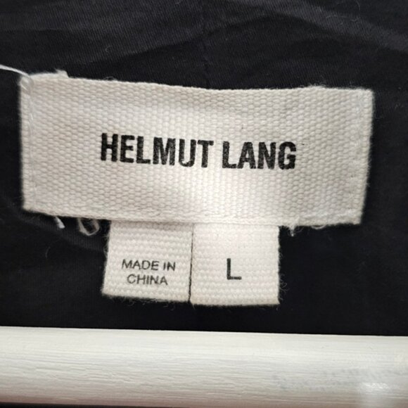 Helmut Lang black hooded trench coat size L - Picture 10 of 13